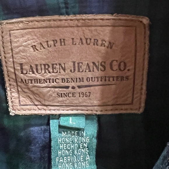 Vintage Ralph Lauren Denim Jacket shade collar - Picture 7 of 8